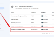 رفع خطای Discovered currently not indexed در سرچ کنسول